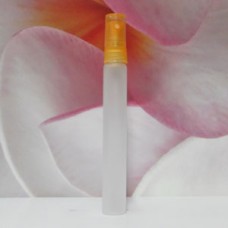 Tube Glass 8 ml Frosted with PE Sprayer: ORANGE
